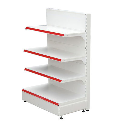 Supermarket Double Side Store Iron Gondola Shelving Rack