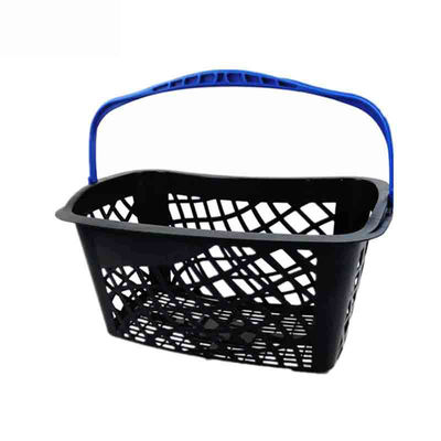 Design Single Handle Plastic Hand Basket For Supermarket HDPP Shopping Basket