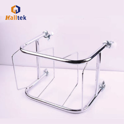 4-Wheel Shopping Basket Holder with 2-Inch Casters