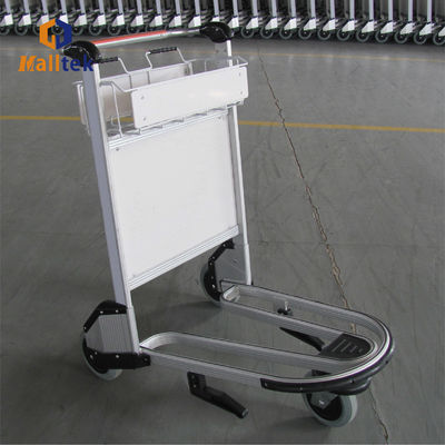 Aluminum Alloy Airport Trolley For Airport With Three Wheels