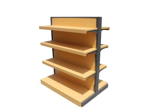 Gỗ bán lẻ cửa hàng tạp hóa cửa hàng kim loại hiển thị siêu thị giá đỡ cho siêu thị