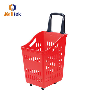 Giỏ mua sắm nhựa có dung lượng lớn 60L với tay cầm ergonomic