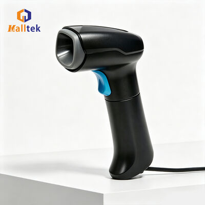 Máy quét mã vạch siêu thị USB 2D cầm tay có cáp USB dài cho kho cửa hàng tiện lợi