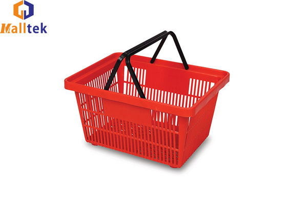 Siêu thị 21L HDPP thắt plastic giỏ hàng tạp hóa