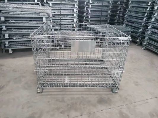 Các lồng lưu trữ lưới dây chuyền galvanized 50x50mm 1200x1000x890mm