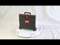 Xe bán hàng siêu thị gấp tay với bánh PVC nhựa